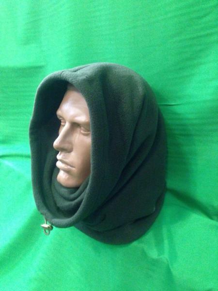 Фото Одежда для рыбаков и охотников, Головные уборы, Баффы Бафф зимний (темно-зеленый)