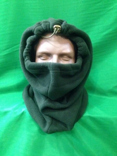 Фото Одежда для рыбаков и охотников, Головные уборы, Баффы Бафф зимний (темно-зеленый)