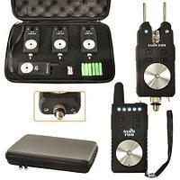 Фото Подставки для удилищ и Сигнализаторы, Сигнализаторы Набор сигнализаторов 4+1 пейджер SAMS FISH в кейсе