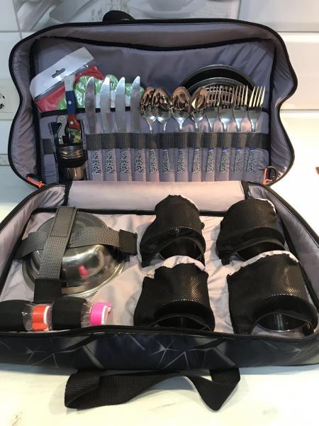 Фото Термосумки, Наборы для пикника,Термоса(TRAMP) Пикник набор на 4-е персоны