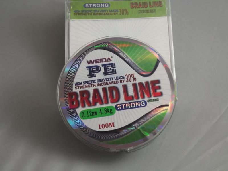 Фото Рыболовные снасти, Леска, Шнуры Плетеный шнур Weida Braid Line 0,12