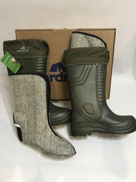 Фото Обувь для рыбаков и охотников Сапоги зимние NORDMAN Classic до - 45 Псков Полимер ПЕ 15 умм