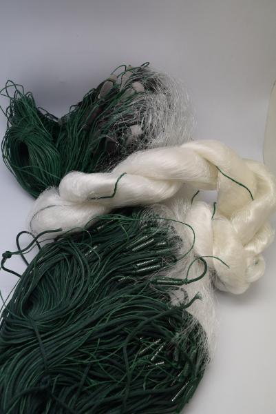 Фото Сети (ДЛЯ ПРОМЫШЛЕННОГО ЛОВА), Сети рыболовные одностенные (для промышленного лова), Вшитый груз Сеть рыболовная   (одностенная, вшитый груз, белая)  100х1.8 м ячейка 20,25,30 ДЛЯ ПРОМЫШЛЕННОГО ЛОВА