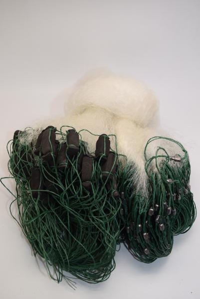 Фото Сети (ДЛЯ ПРОМЫШЛЕННОГО ЛОВА), Сети рыболовные одностенные (для промышленного лова), Вшитый груз Сеть рыболовная   (одностенная, вшитый груз, белая)  100х1.8 м ячейка 55 ДЛЯ ПРОМЫШЛЕННОГО ЛОВА