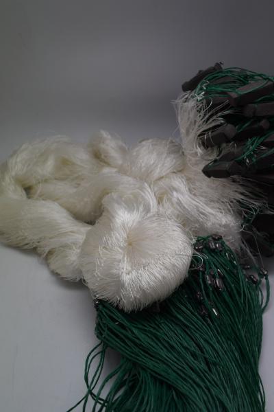 Фото Сети (ДЛЯ ПРОМЫШЛЕННОГО ЛОВА), Сети рыболовные одностенные (для промышленного лова), Груз дробинка Сеть рыболовная  (НИТКА, одностенная, ДРОБИНКА ) 1.8х100 ячейка 60