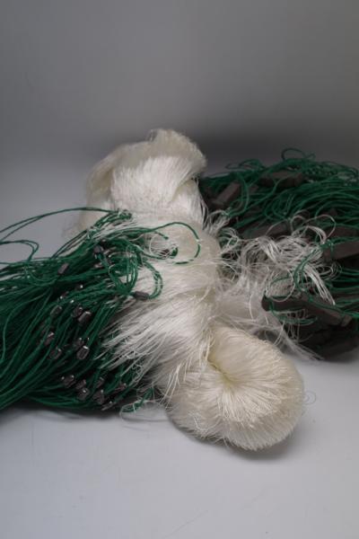 Фото Сети (ДЛЯ ПРОМЫШЛЕННОГО ЛОВА), Сети рыболовные одностенные (для промышленного лова), Груз дробинка Сеть рыболовная  (НИТКА, одностенная, ДРОБИНКА ) 1.8х100 ячейка 60