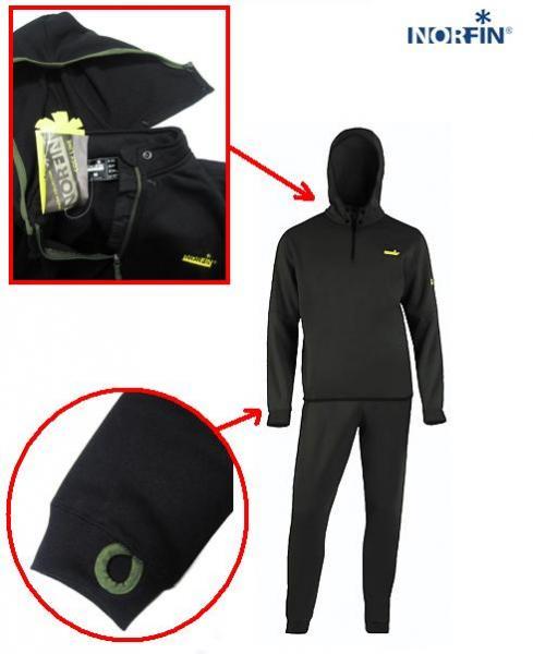 Фото Одежда для рыбаков и охотников, Термобелье Термобелье Norfin Cosy Line черное