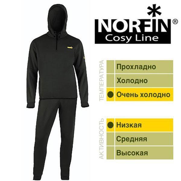 Фото Одежда для рыбаков и охотников, Термобелье Термобелье Norfin Cosy Line черное