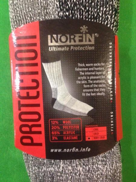 Фото Одежда для рыбаков и охотников, Термоноски, Вставки в обувь Термоноски  Norfin Protection