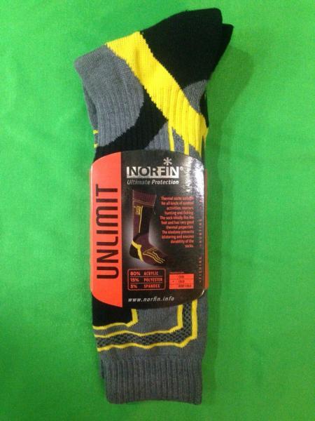 Фото Одежда для рыбаков и охотников, Термоноски, Вставки в обувь Термоноски Norfin Unlimit