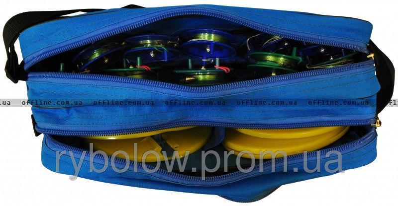 Фото Зимняя рыбалка, Жерлицы Набор жерлиц оснащенных 10 шт в чехле, на алюминиевой ножке #34;Сумы#34;