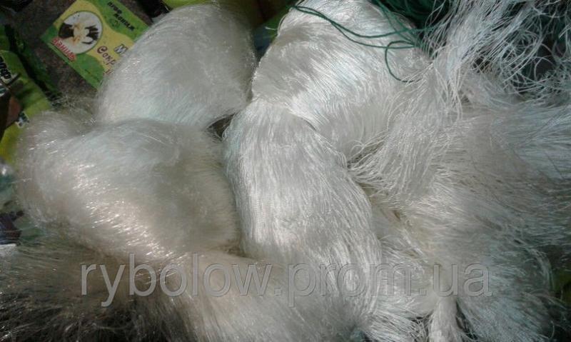 Фото Сети (ДЛЯ ПРОМЫШЛЕННОГО ЛОВА), Сети рыболовные одностенные (для промышленного лова), Вшитый груз Сеть рыболовная  (НИТКА, одностенная, ВШИТЫЙ ГРУЗ ) 1.8х100 ячейка 55