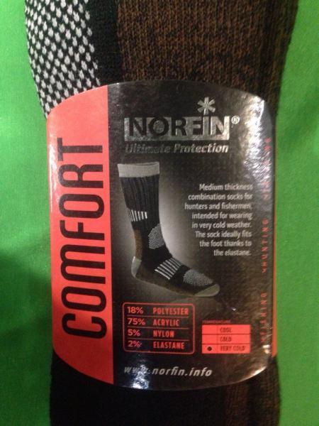 Фото Одежда для рыбаков и охотников, Термоноски, Вставки в обувь Термоноски Norfin Comfort