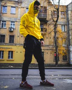 Фото Одежда Теплое худи унисекс Lil Peep Show желтое