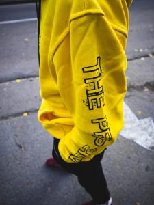 Фото Одежда Теплое худи унисекс Lil Peep Show желтое