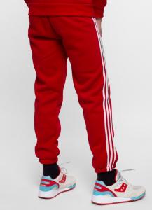 Фото Одежда Тёплые штаны в стиле Adidas line красные