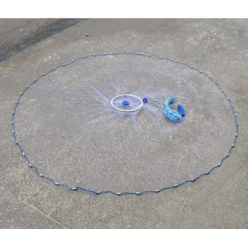 Фото Сети (ДЛЯ ПРОМЫШЛЕННОГО ЛОВА), Парашюты (кастинговые сети) (ДЛЯ ПРОМЫШЛЕННОГО ЛОВА)  Кастинговая сеть 4м американка с кольцом