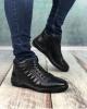  Ботинки leather Black Ботинки мужские в Украине