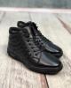  Ботинки leather Black Ботинки мужские в Украине