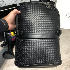 Фото Сумки Bottega Veneta Backpack Double Brick Nero Intrecciato Nappa