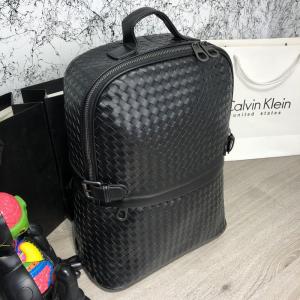 Фото Сумки Bottega Veneta Backpack Double Brick Nero Intrecciato Nappa