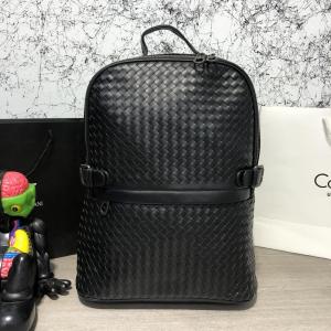Фото Сумки Bottega Veneta Backpack Double Brick Nero Intrecciato Nappa