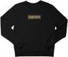  Свитшот реглан Supreme (Суприм) серый Мужские толстовки регланы в Украине