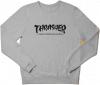  Свитшот реглан Thrasher (Premium-class) черный Мужские толстовки регланы в Украине