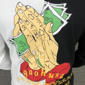 Фото Одежда Sweatshirt Gaohusa Pray for Money Black/White