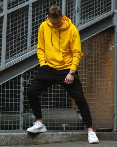 Фото Одежда Худи унисекс Пушка Огонь Classic желтое