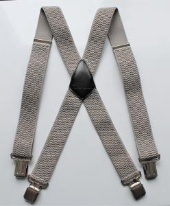 Фото  Мужские подтяжки Paolo Udini светло-серые