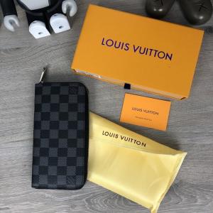 Фото Сумки Бумажник Louis Vuitton Zippy1 Organiser Damier Graphite