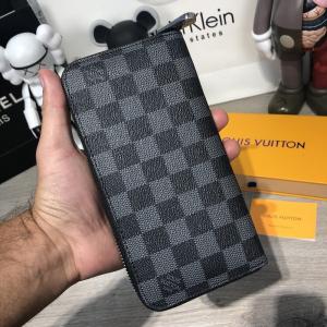 Фото Сумки Бумажник Louis Vuitton Zippy1 Organiser Damier Graphite