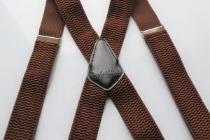 Фото  Мужские подтяжки Paolo Udini коричневые