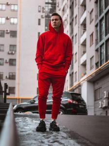 Фото Одежда Худи унисекс Пушка Огонь Classic красное