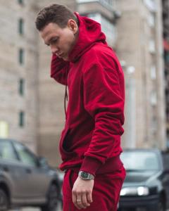 Фото Одежда Худи унисекс Пушка Огонь Classic бордовое