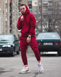 Фото Одежда Худи унисекс Пушка Огонь Classic бордовое