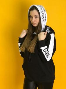 Фото Одежда Худи 7Sins - Double Hood, Black