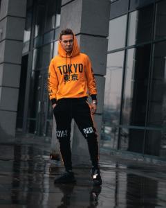 Фото Одежда Худи унисекс Tokyo оранжевое