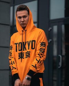 Фото Одежда Худи унисекс Tokyo оранжевое