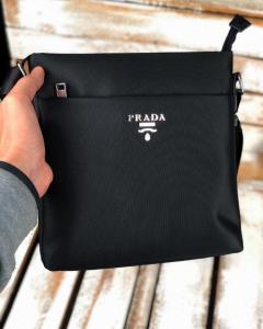 Фото Сумки Сумка мессенджер Prada Textile Black