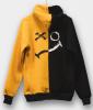 Худи Sad Smile Черно-Желтый