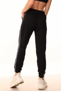 Фото  Штаны чёрные с лампасами Nike