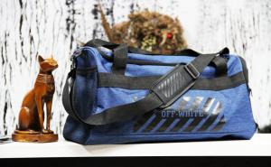 Фото Сумки Спортивная сумка Off-White standart синяя