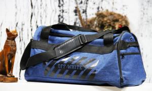Фото Сумки Спортивная сумка Off-White standart синяя