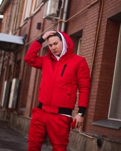 Фото Одежда Куртка демисезонная мужская Omar красная