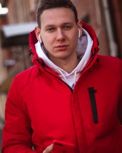 Фото Одежда Куртка демисезонная мужская Omar красная