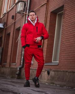 Фото Одежда Куртка демисезонная мужская Omar красная