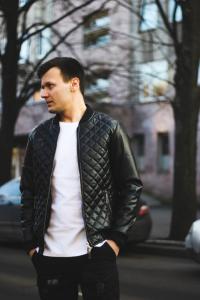 Фото Одежда Бомбер стеганный KS черный