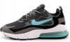 Мужские кроссовки Nike Air Max 270 React "Gray/Black/Blue" (Premium-lux) разноцветные 44